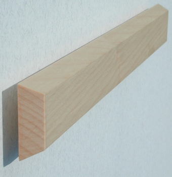 FLUX-Panel, (in 4 x 32 cm) Holz massiv Ahorn