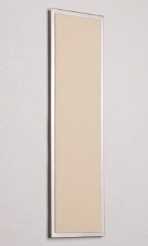FLUX-Pitchboard, Edelstahl-Schlüsselbrett (in 42 x 12 cm) beige