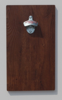 FLUX-HOLZ-Wandflaschenöffner Vinyl & Magnet-Falle Tobacco