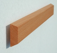 FLUX-Panel, (in 4 x 32cm) Holz massiv Buche