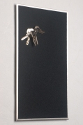 FLUX-Pitchboard, Edelstahl-Schlüsselbrett (in 42 x 24cm)