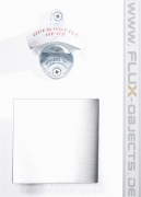 FLUX-Wand-Flaschenöffner mit Magnet-Falle (in ca. 18 x 11 cm)