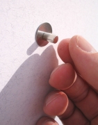 FLUX-Mini-Pinnwand, Edelstahl, selbstklebend (in 1,5 cm) - 15 Stück