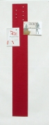 FLUX-Feltboard, Filz-Magnet-Pinnwand (in 90 x 12 cm) Hellgrau
