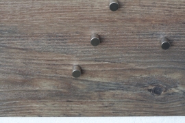 FLUX-Pinnwand in Holz-Optik Design-Vinyl (100 x 22,5 cm) Whiskey