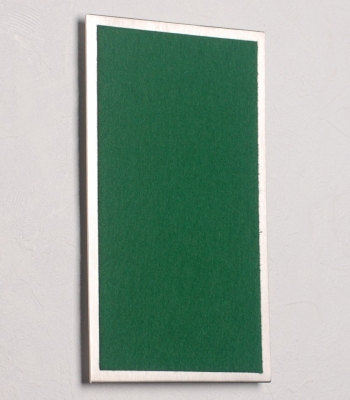 FLUX-Pitchboard, Edelstahl-Schlüsselbrett (in 25 x 15cm) dunkelgrün