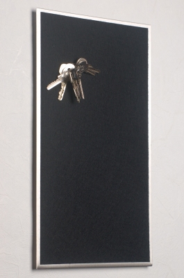 FLUX-Pitchboard, Edelstahl-Schlüsselbrett (in 42 x 24cm)