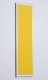 FLUX-Pitchboard, Edelstahl-Schlüsselbrett (in 42 x 12 cm) gelb