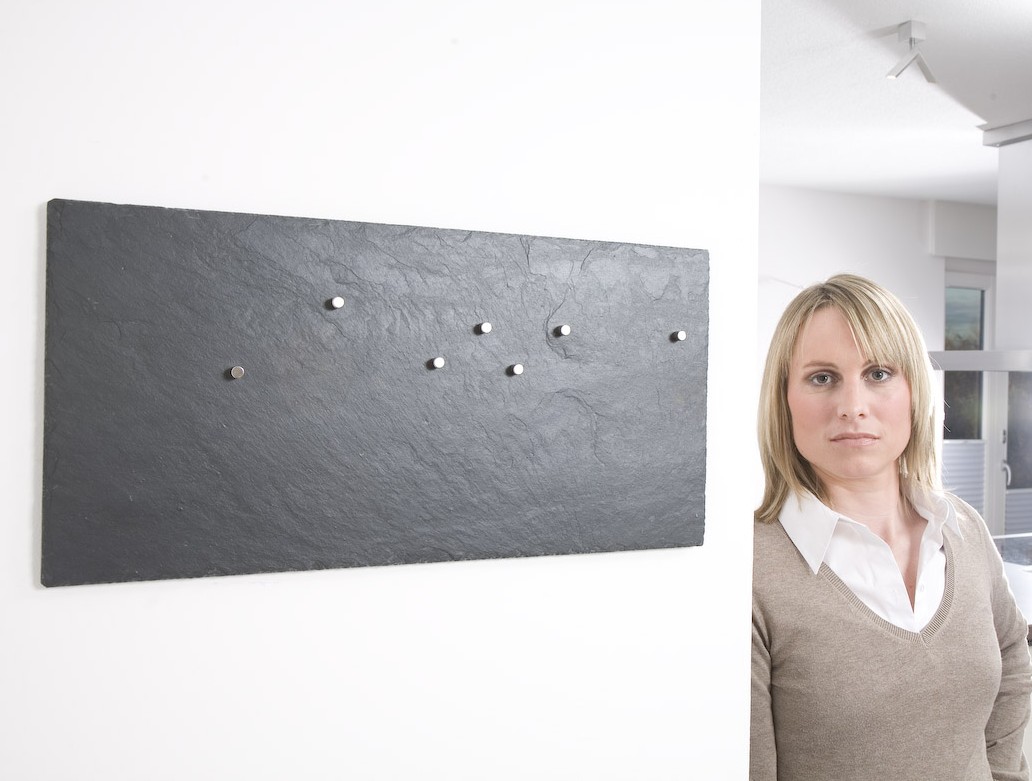 Flux pinnboard, schiefer magnet pinnwand (in 30 x 60 cm) 293