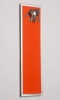 FLUX-Pitchboard, Edelstahl-Schlüsselbrett (in 42 x 12 cm) orange