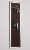 FLUX-Pitchboard, Edelstahl-Schlüsselbrett (in 42 x 12 cm) braun