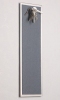FLUX-Pitchboard, Edelstahl-Schlüsselbrett (in 42 x 12 cm) grau