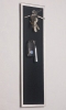FLUX-Pitchboard, Edelstahl-Schlüsselbrett (in 42 x 12 cm) schwarz