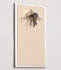 FLUX-Pitchboard, Edelstahl-Schlüsselbrett (in 25 x 15cm) beige