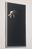 FLUX-Pitchboard, Edelstahl-Schlüsselbrett (in 42 x 24 cm) schwarz