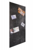 FLUX-Pinnwand in (91,5cm x 46cm) Design-Vinyl Stein / Beton