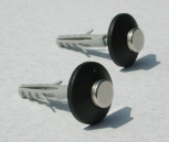 FLUX-Pins, Wandpins mit Schraube und Dübel (in ca. 2 x 0,7 cm)