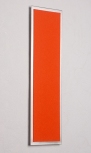 FLUX-Pitchboard, Edelstahl-Schlüsselbrett (in 42 x 12 cm) orange