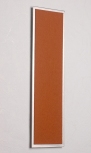 FLUX-Pitchboard, Edelstahl-Schlüsselbrett (in 42 x 12 cm) hellbraun