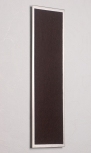 FLUX-Pitchboard, Edelstahl-Schlüsselbrett (in 42 x 12 cm) braun