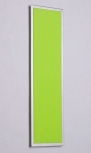FLUX-Pitchboard, Edelstahl-Schlüsselbrett (in 42 x 12 cm) hellgrün