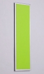 FLUX-Pitchboard, Edelstahl-Schlüsselbrett (in 42 x 12 cm) hellgrün