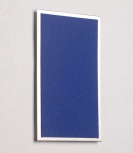 FLUX-Pitchboard, Edelstahl-Schlüsselbrett (in 25 x 15cm) blau
