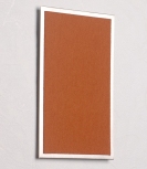 FLUX-Pitchboard, Edelstahl-Schlüsselbrett (in 25 x 15 cm) hellbraun