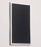 FLUX-Pitchboard, Edelstahl-Schlüsselbrett (in 25 x 15 cm) schwarz