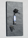 FLUX-Pitchboard, Schiefer-Schlüsselbrett (in 20 x 40cm)