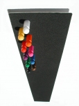 FLUX-Rubberboard, Gummierte Magnet-Pinnwand (in 90 x 12 cm)