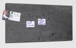 FLUX-Pinnwand in (91,5 x 46 cm) Design-Vinyl Schiefer